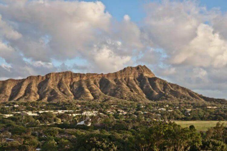 Diamond Head in Honolulu, Hawaii