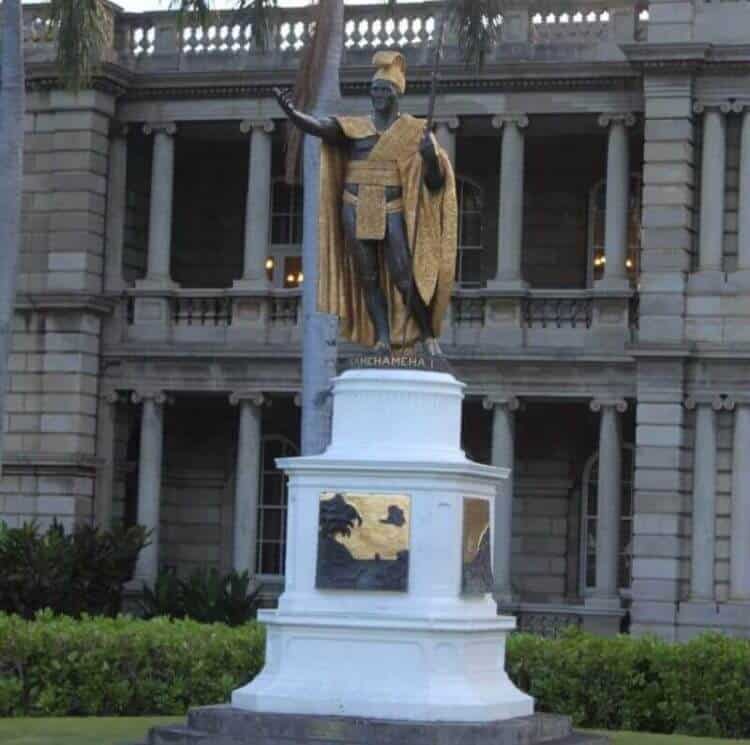 King Kamehameha Statue in Honolulu, Oahu