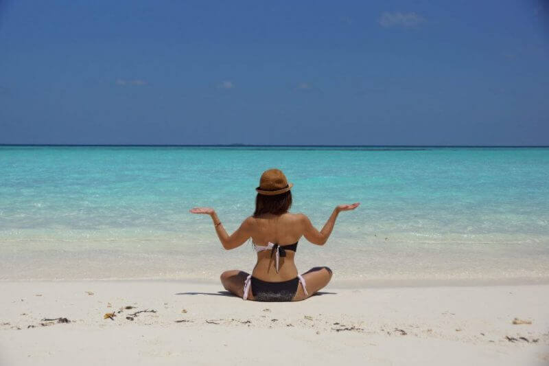 Girl in Bathing Suit