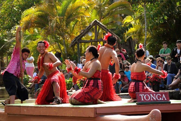 Tonga Dancers from the Polynesian Cultural Center