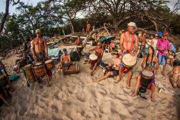 Little Beach Drum Circle