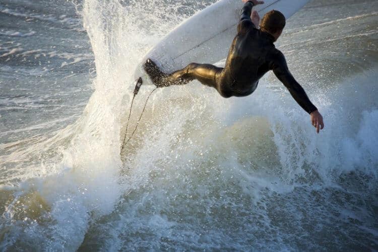 surfer in wetsuit