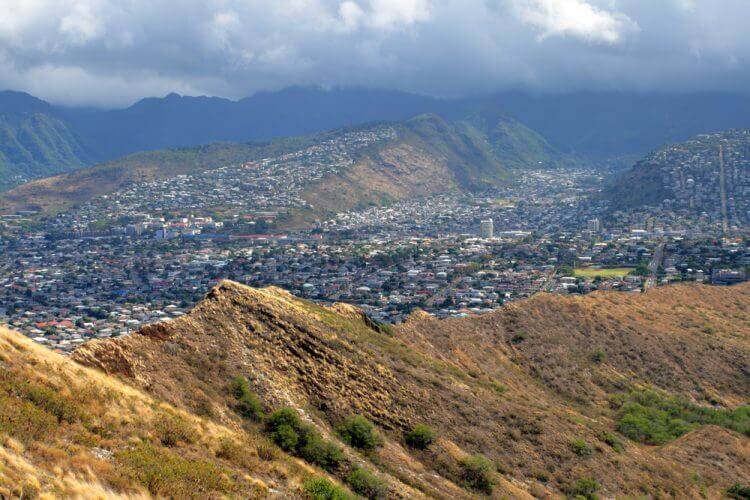 Stock image of Diamond Head, Honolulu, Hawaii