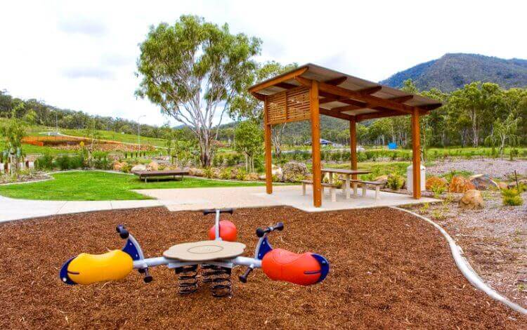 Playground in a park