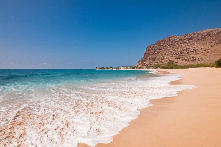 Makaha Beach on oahu