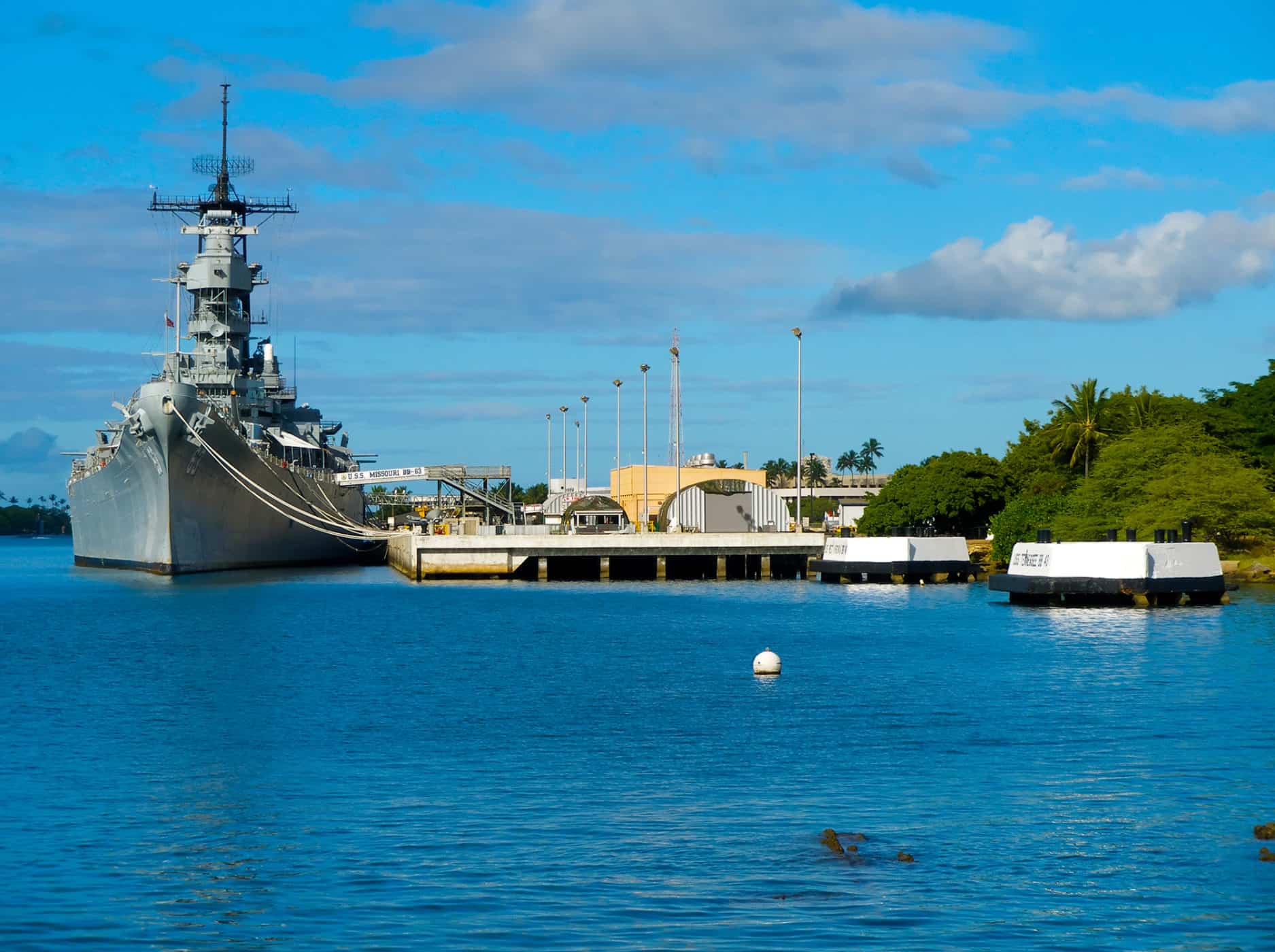 USS Missouri at pearl harbor