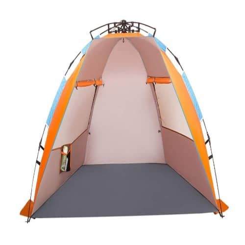 Oileus extra large beach tent and sun shelter