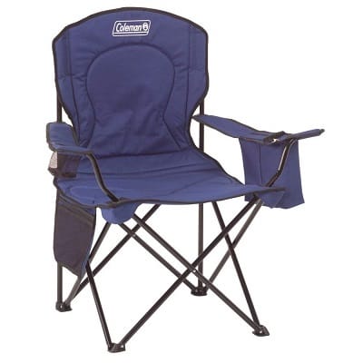 Coleman Cooler Quad Portable Beach Chair, Blue